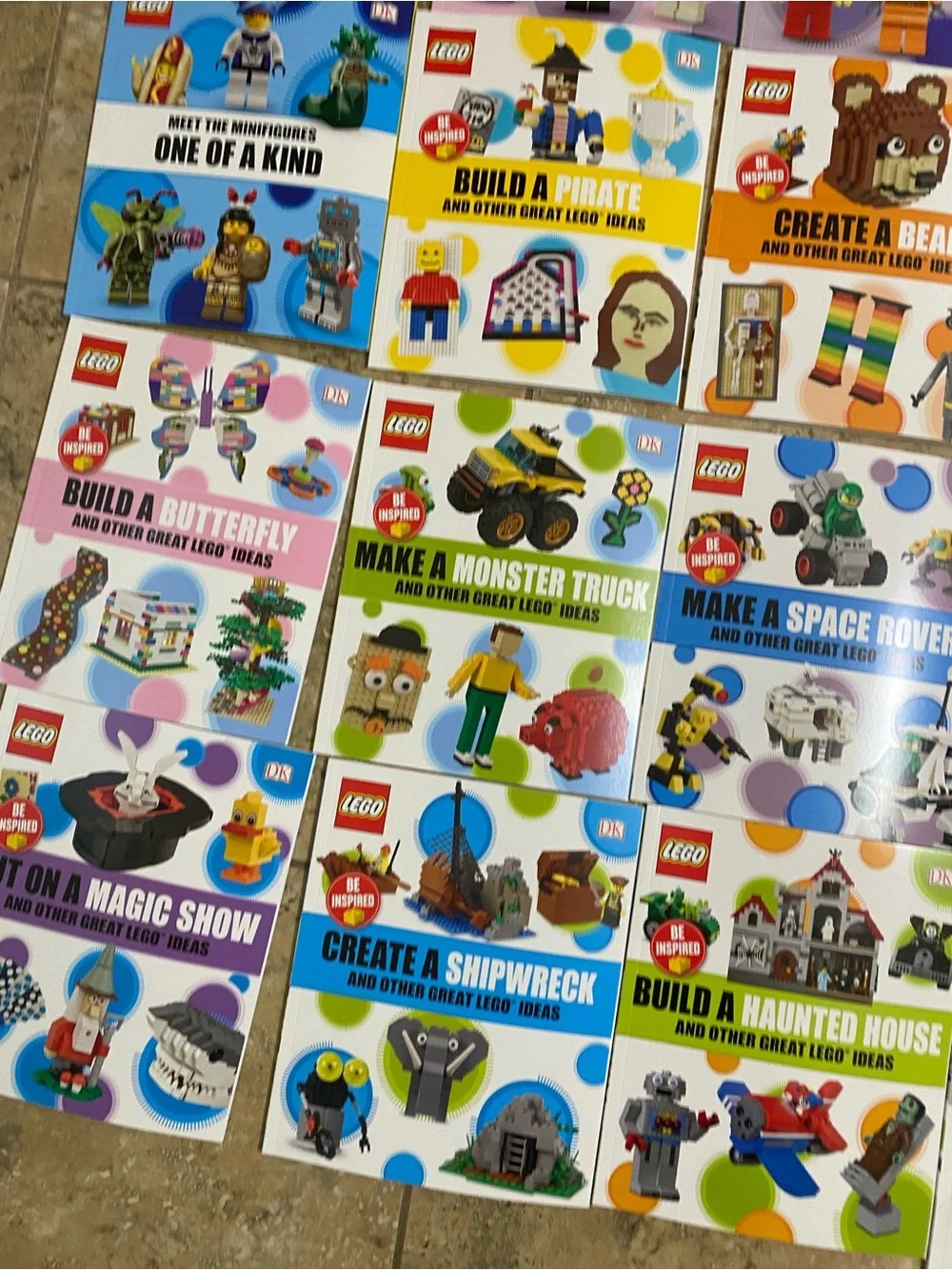 My LEGO World Collection Box Set 24 of 25 Books (Vol 1 Missing) Build Ideas